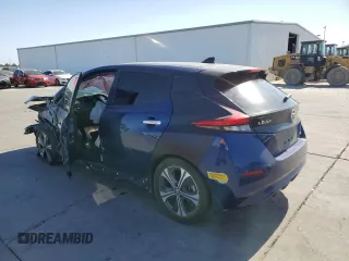 2021 Nissan LEAF SV with VIN 1N4AZ1CVXMC552736, listed as a Copart auction lot 63552015 with 54,660 mi miles and Clean title. Bid and sale history available at DreamBid. Image 2.