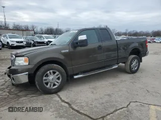 2008 Ford F-150 STX with VIN 1FTRX14W98FA96047, listed as a Copart auction lot 47443105 with 179,947 mi miles and Salvage title. Bid and sale history available at DreamBid. Image 1.