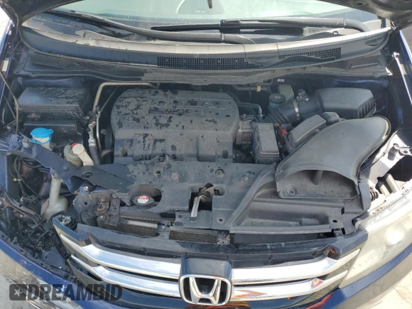 2014 Honda Odyssey EX-L with VIN 5FNRL5H65EB002081, listed as a Copart auction lot 53695675 with 138,769 mi miles and Salvage Title. Bid and sale history available at carsss.com. Image 12.