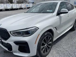 2023 BMW X6 M50i with VIN 5UXCY8C02P9N80310, listed as a Copart auction lot 50582585 with 19,686 mi miles and Clean Title. Bid and sale history available at carsss.com. Image 2.