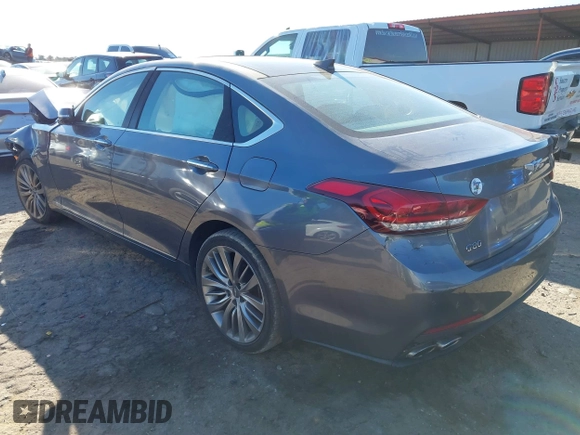 2017 Genesis G80 Ultimate z VIN KMHGN4JF9HU178161, wystawiony jako IAAI lot #41347795 z przebiegiem 76 522 mil mil oraz . Historia ofert i sprzedaży dostępna na DreamBid. Obrazek 3.