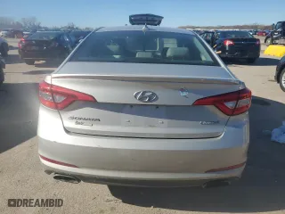 2015 Hyundai Sonata 2.4L Limited with VIN 5NPE34AF5FH155369, listed as a Copart auction lot 80992774 with 184,415 mi miles and Salvage Title. Bid and sale history available at carsss.com. Image 6.