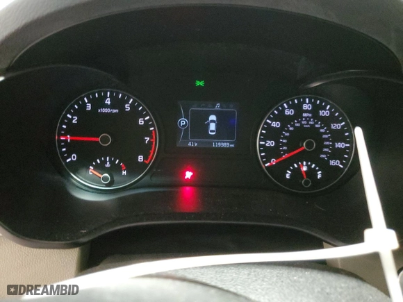 2017 Kia Optima EX with VIN 5XXGU4L31HG136468, listed as a Copart auction lot 84818844 with 119,383 mi miles and Salvage Title. Bid and sale history available at carsss.com. Image 9.
