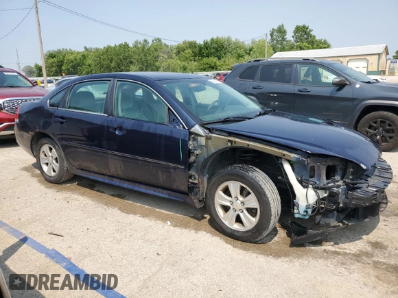 2012 Chevrolet Impala LS Fleet with VIN 2G1WF5E37C1163531, listed as a Copart auction lot 60451155 with 115,087 mi miles and Salvage title. Bid and sale history available at DreamBid. Image 4.