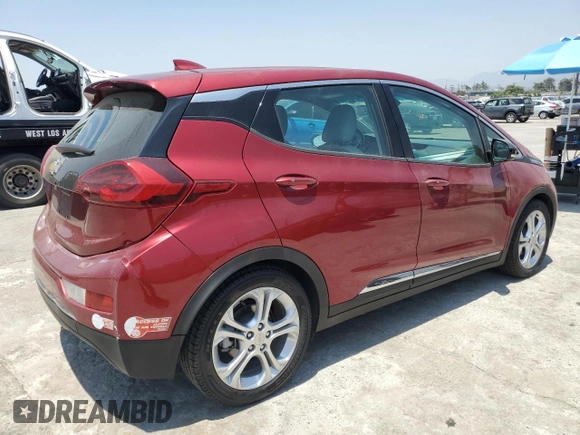 2017 Chevrolet Bolt EV LT with VIN 1G1FW6S00H4156710, listed as a Copart auction lot 62604345 with 120,506 mi miles and Clean title. Bid and sale history available at DreamBid. Image 3.