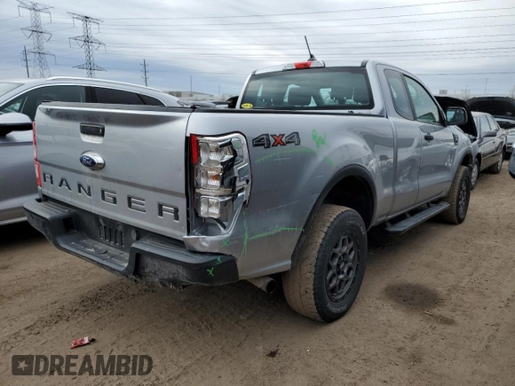2020 Ford Ranger XL with VIN 1FTER1FH6LLA84777, listed as a Copart auction lot 43001965 with 72,561 mi miles and Salvage Title. Bid and sale history available at DreamBid. Image 3.