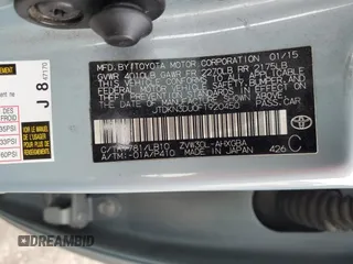 2015 Toyota Prius Four with VIN JTDKN3DU0F1920450, listed as a Copart auction lot 49461115 with 216,555 mi miles and Salvage Title. Bid and sale history available at DreamBid. Image 14.