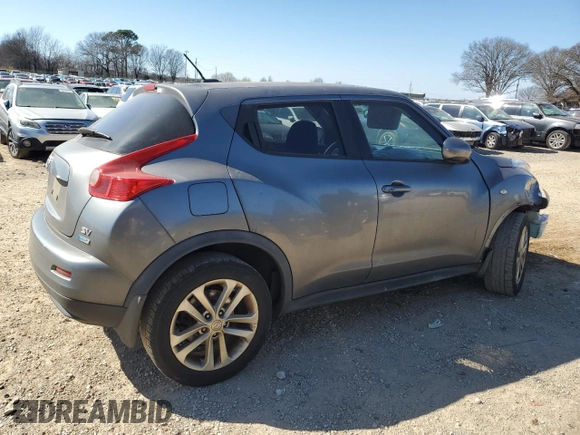 2013 Nissan Juke SV with VIN JN8AF5MR1DT206574, listed as a Copart auction lot 47843895 with 123,181 mi miles and Salvage Title. Bid and sale history available at carsss.com. Image 3.