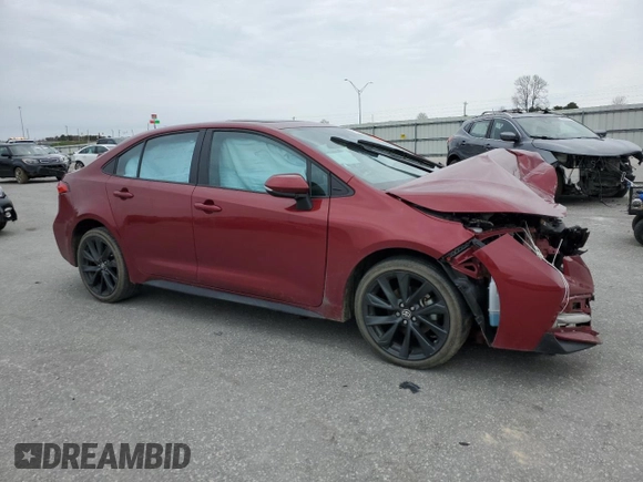 2023 Toyota Corolla SE with VIN 5YFP4MCEXPP168231, listed as a Copart auction lot 48005165 with 35,583 mi miles and Salvage Title. Bid and sale history available at DreamBid. Image 4.