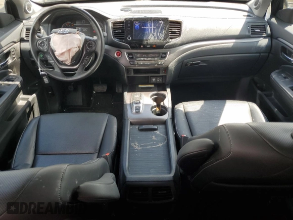 2021 Honda Ridgeline RTL-E z VIN 5FPYK3F79MB018627, wystawiony jako Copart lot #55635025 z przebiegiem 24 797 mil mil oraz Szkoda całkowita • Salvage title. Historia ofert i sprzedaży dostępna na DreamBid. Obrazek 8.