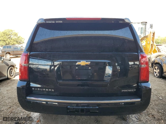 2020 Chevrolet Suburban Premier with VIN 1GNSKJKC7LR175188, listed as a Copart auction lot 80072084 with 81,073 mi miles and Salvage Title. Bid and sale history available at carsss.com. Image 6.