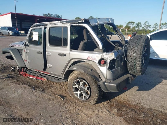 2020 Jeep Wrangler Unlimited Rubicon with VIN 1C4HJXFN1LW114022, listed as a IAAI auction lot 41760099 with 87,622 mi miles. Bid and sale history available at carsss.com. Image 3.