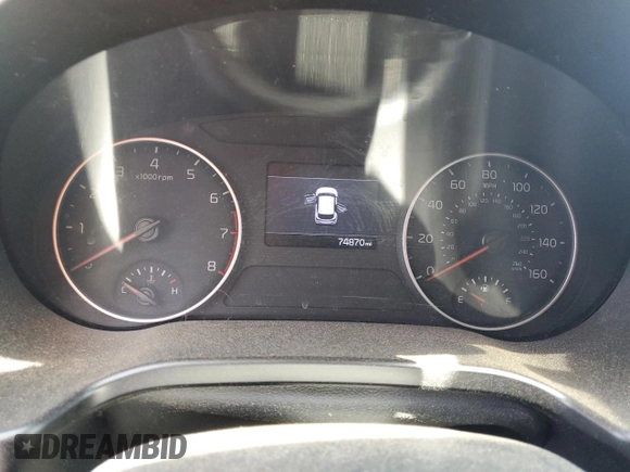 2021 Kia Seltos S z VIN KNDEU2AA2M7140044, wystawiony jako Copart lot #54721005 z przebiegiem 74 870 mil mil oraz Szkoda całkowita • Salvage title. Historia ofert i sprzedaży dostępna na DreamBid. Obrazek 9.