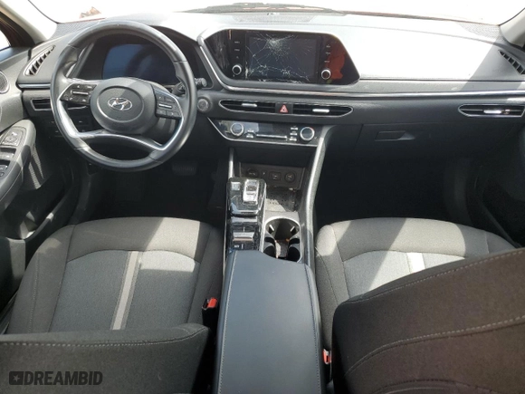 2020 Hyundai Sonata SEL with VIN 5NPEF4JA7LH052817, listed as a Copart auction lot 47999855 with 0 mi miles and Salvage Title. Bid and sale history available at carsss.com. Image 8.