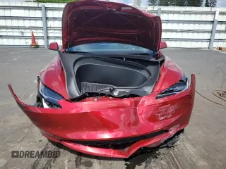 2025 Tesla Model 3 Long Range with VIN 5YJ3E1EA4SF897642, listed as a Copart auction lot 55498795 with 6,099 mi miles and Salvage title. Bid and sale history available at DreamBid. Image 5.