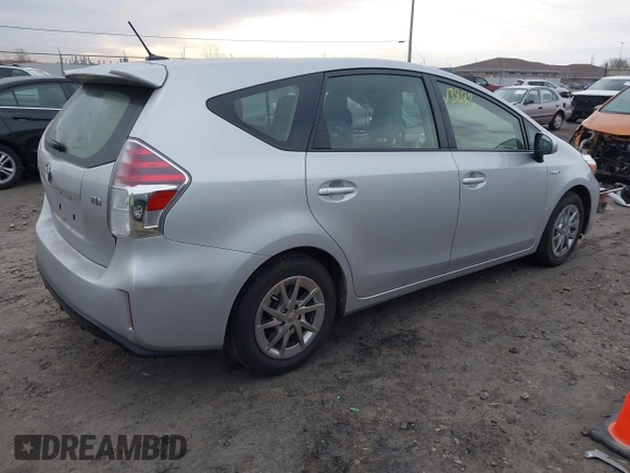 2015 Toyota Prius Two with VIN JTDZN3EU8FJ025687, listed as a IAAI auction lot 41813893 with 81,264 mi miles and . Bid and sale history available at DreamBid. Image 4.