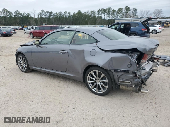 2014 Lexus IS 250 C with VIN JTHFF2C21E2530893, listed as a Copart auction lot 88097695 with 34,258 mi miles and Salvage title. Bid and sale history available at DreamBid. Image 2.