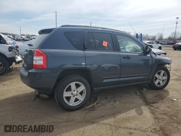 2008 Jeep Compass Sport with VIN 1J8FT47W98D732241, listed as a Copart auction lot 50194295 with Not Provided miles and Salvage Title. Bid and sale history available at carsss.com. Image 3.