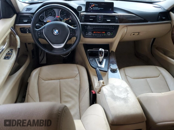 2015 BMW 3 Series 328d with VIN WBA3D3C59FK158079, listed as a Copart auction lot 72954284 with 133,162 mi miles and Salvage title. Bid and sale history available at DreamBid. Image 8.