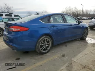 2017 Ford Fusion S with VIN 3FA6P0G75HR333952, listed as a Copart auction lot 48249825 with 62,596 mi miles and Salvage Title. Bid and sale history available at DreamBid. Image 3.