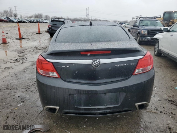2013 Buick Regal GS with VIN 2G4GV5GV8D9173187, listed as a Copart auction lot 47807775 with 109,975 mi miles and Salvage Title. Bid and sale history available at carsss.com. Image 6.