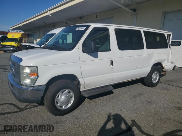 2008 Ford Econoline Passenger XL with VIN 1FBSS31L78DA90009, listed as a Copart auction lot 75254994 with 178,675 mi miles and Salvage Title. Bid and sale history available at DreamBid. Image 1.