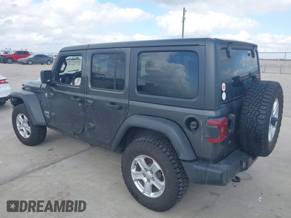 2020 Jeep Wrangler Unlimited Sport Altitude с VIN 1C4HJXDG3LW221691, выставлен на аукционе IAAI как лот 41505933 с пробегом 55 562 миль миль и . История ставок и продаж доступна на DreamBid. Изображение 3.