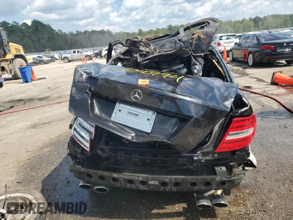 2009 Mercedes-Benz C 63 AMG with VIN WDDGF77X69F199550, listed as a Copart auction lot 69040794 with Not Provided miles and Non Repairable. Bid and sale history available at DreamBid. Image 6.