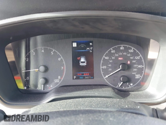 2023 Toyota Corolla Cross L with VIN 7MUAAAAG4PV044969, listed as a IAAI auction lot 42388727 with 26,071 mi miles and . Bid and sale history available at DreamBid. Image 7.