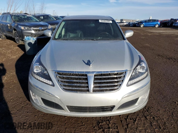 2012 Hyundai Equus Signature with VIN KMHGH4JHXCU051341, listed as a Copart auction lot 46582205 with 161,776 mi miles and Clean title. Bid and sale history available at DreamBid. Image 5.