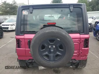 2022 Jeep Wrangler Sport with VIN 1C4HJXAG7NW147909, listed as a Copart auction lot 73051454 with 21,707 mi miles and Salvage Title. Bid and sale history available at DreamBid. Image 6.