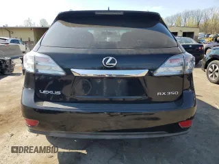 2010 Lexus RX 350 with VIN 2T2BK1BA1AC032196, listed as a Copart auction lot 54130395 with 184,445 mi miles and Salvage Title. Bid and sale history available at carsss.com. Image 6.