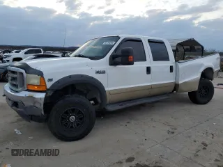 2001 Ford Super Duty F-250 XL with VIN 1FTNW21S81EB16308, listed as a Copart auction lot 85760504 with 291,738 mi miles and Salvage Title. Bid and sale history available at carsss.com. Image 1.