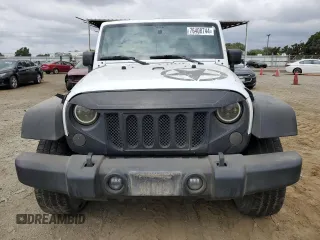 2018 Jeep Wrangler JK Unlimited Sport S with VIN 1C4HJWDG5JL864679, listed as a Copart auction lot 76408744 with 77,728 mi miles and Salvage Title. Bid and sale history available at carsss.com. Image 5.