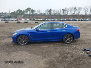 2021 Genesis G70 3.3T with VIN KMTG34LE2MU066635, listed as a IAAI auction lot 41843002 with 78,029 mi miles and . Bid and sale history available at DreamBid. Image 14.