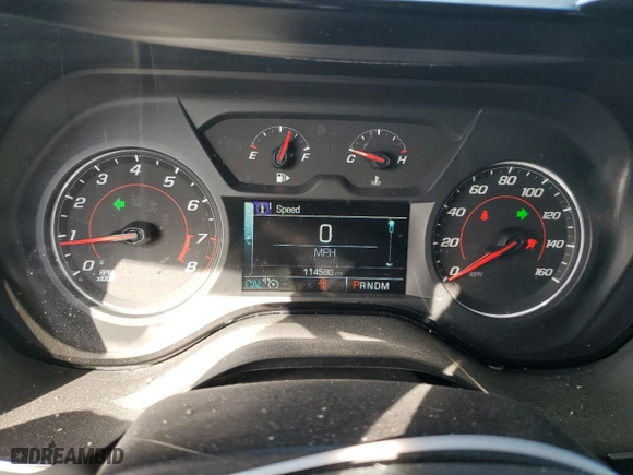 2017 Chevrolet Camaro 2LT with VIN 1G1FD1RS4H0102012, listed as a Copart auction lot 43510095 with 114,586 mi miles and Salvage Title. Bid and sale history available at carsss.com. Image 9.