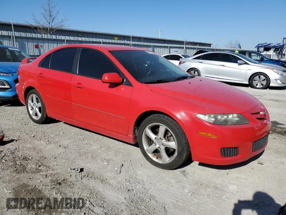 2007 Mazda 6 i Sport VE with VIN 1YVHP84C475M12561, listed as a Copart auction lot 48512715 with 147,549 mi miles and Salvage Title. Bid and sale history available at DreamBid. Image 4.