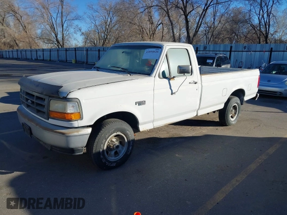 1995 Ford F-150 with VIN 2FTEF14Y5SCA62046, listed as a IAAI auction lot 41894626 with 1 mi miles. Bid and sale history available at carsss.com. Image 2.