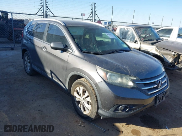 2014 Honda CR-V EX-L with VIN 2HKRM3H75EH533468, listed as a IAAI auction lot 41693921 with 140,626 mi miles and . Bid and sale history available at carsss.com. Image 1.