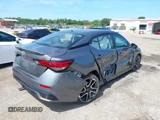 2024 Nissan Sentra SR with VIN 3N1AB8DV9RY279974, listed as a IAAI auction lot 42681299 with 20,552 mi miles and . Bid and sale history available at DreamBid. Image 4.