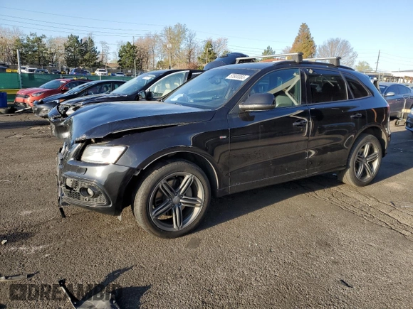 2014 Audi Q5 Premium Plus with VIN WA1DGAFPXEA109584, listed as a Copart auction lot 53900065 with 123,235 mi miles and Salvage title. Bid and sale history available at DreamBid. Image 1.