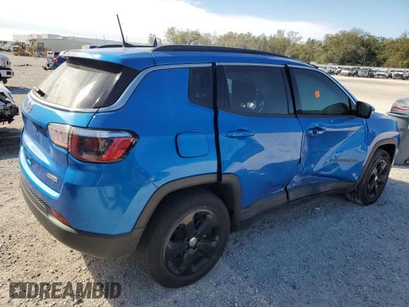 2019 Jeep Compass Altitude with VIN 3C4NJCBB0KT820023, listed as a Copart auction lot 87599455 with 53,231 mi miles and Non Repairable. Bid and sale history available at carsss.com. Image 3.