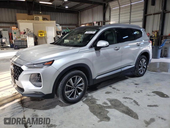 2019 Hyundai Santa Fe Limited with VIN 5NMS53AD7KH019662, listed as a Copart auction lot 79444784 with 106,106 mi miles and Salvage Title. Bid and sale history available at carsss.com. Image 1.