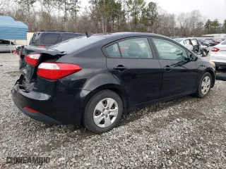 2015 Kia Forte LX with VIN KNAFK4A6XF5409260, listed as a Copart auction lot 42457155 with 197,145 mi miles and Salvage Title. Bid and sale history available at carsss.com. Image 3.