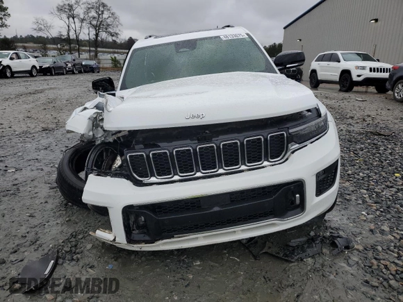 2021 Jeep Grand Cherokee Overland with VIN 1C4RJJDG5M8195683, listed as a Copart auction lot 48133075 with Not provided miles and Salvage title. Bid and sale history available at DreamBid. Image 5.