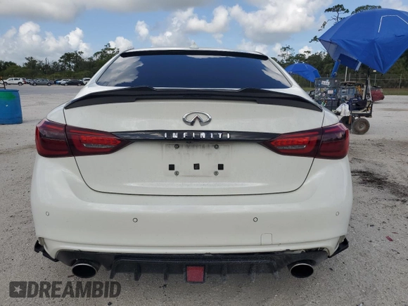 2018 Infiniti Q50 Luxe z VIN JN1EV7AP1JM590069, wystawiony jako Copart lot #58390615 z przebiegiem 100 772 mil mil oraz Szkoda całkowita • Salvage title. Historia ofert i sprzedaży dostępna na DreamBid. Obrazek 6.