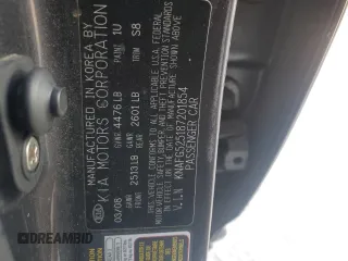 2008 Kia Rondo LX with VIN KNAFG525187201854, listed as a Copart auction lot 74352904 with 127,716 mi miles and Salvage Title. Bid and sale history available at carsss.com. Image 13.