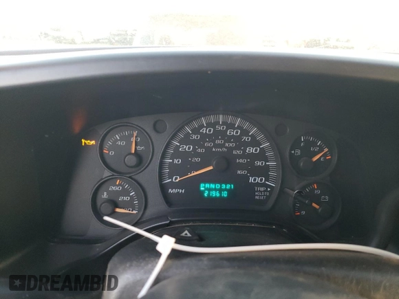 2003 Chevrolet Express Cargo with VIN 1GCGG25V131179481, listed as a Copart auction lot 76137274 with 219,610 mi miles and Salvage Title. Bid and sale history available at DreamBid. Image 9.