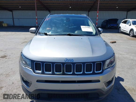 2020 Jeep Compass Latitude with VIN 3C4NJDBB9LT248652, listed as a IAAI auction lot 42237769 with 131,261 mi miles and . Bid and sale history available at DreamBid. Image 6.