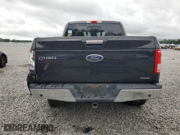 2015 Ford F-150 XL with VIN 1FTEW1CF2FFB08636, listed as a Copart auction lot 59760685 with 123,592 mi miles and Salvage title. Bid and sale history available at DreamBid. Image 6.